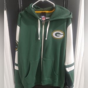 Green Bay Packers Hoodie Full Zip BRAND NEW Men's
